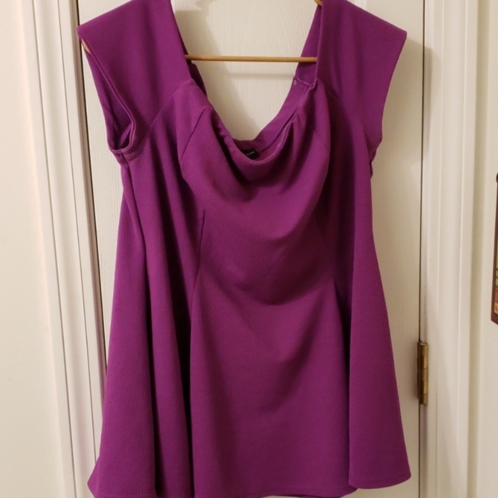 Off the shoulder peplum top